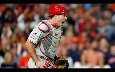 Phillies catcher JT Realmuto has smashed the ball in 2022 Postseason!! (World Series Game 1 Hero)