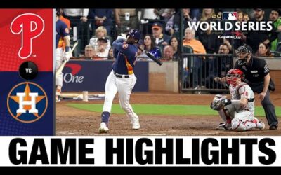 Phillies vs. Astros World Series Game 6 Highlights (11/5/22) | MLB Highlights