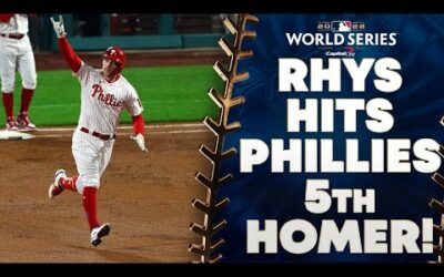 Rhys LIGHTNING strikes! Hoskins hits Phillies FIFTH home run as they go back-to-back!