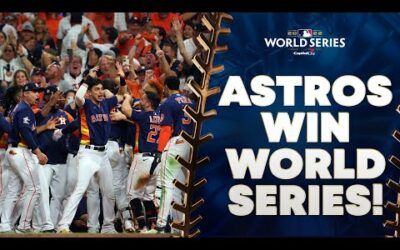 The Astros win the World Series!