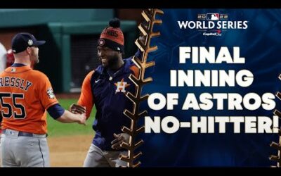 The ENTIRE final inning of the Astros HISTORIC World Series no-hitter!