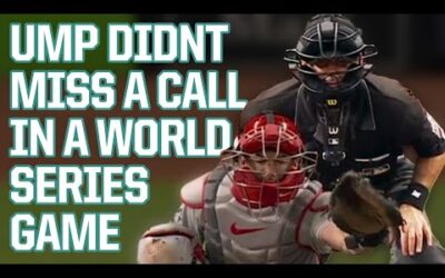 Umpire calls a perfect game in the World Series, a breakdown