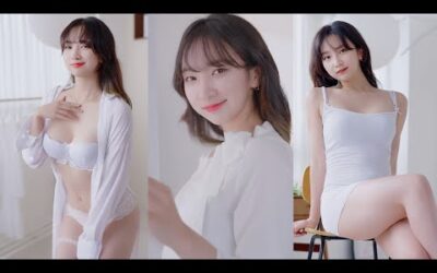 [4K 세로룩북] 액기스만 모아놓은 화이트룩 하이라이트 언더웨어 룩북 Underwear LOOKBOOK 꽃송 룩북 직캠