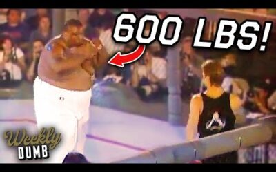 600 pound man taken down by 200 pound man | Weekly Dumb