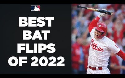 BEST bat flips of 2022!! (Yordan, Acuña, and more!!)