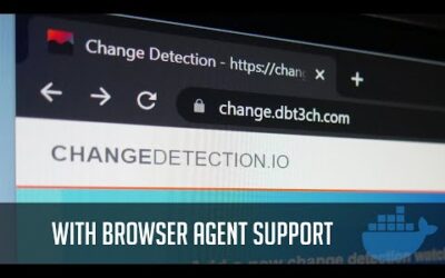 ChangeDetection.io with Browser Agent Support in Docker