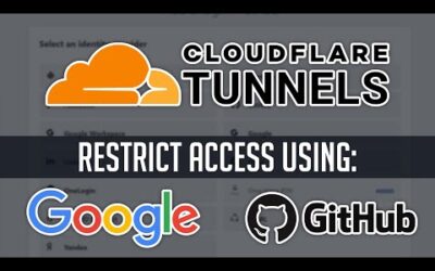 CloudFlare Tunnels: Restrict Access with Google and Github