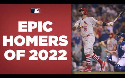 Most EPIC home runs of 2022! From Pujols’ 700th to crazy walk-off homers to go-ahead blasts!