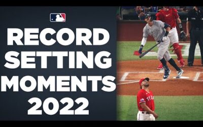 Record setting milestones from 2022! (Judge breaks AL HR mark, Pujols eclipses 700 HRs and more!)