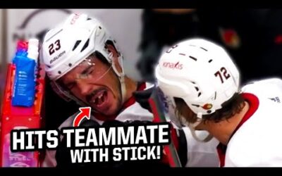 Slashed teammate in the face with broken stick, a breakdown