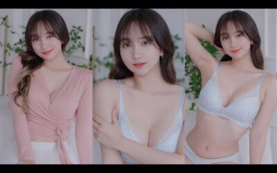 (4K 세로룩북) 남심저격 코피팡💛 청순 발레리나 시스루 스커트 언더웨어 룩북 직캠 Underwear LOOKBOOK 꽃송 룩북