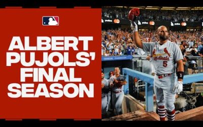 Albert Pujols had an AMAZING final season! Became FOURTH player EVER to hit 700 home runs!