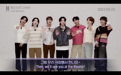 BTS (방탄소년단) ‘Yet To Come in Cinemas’ Announcement