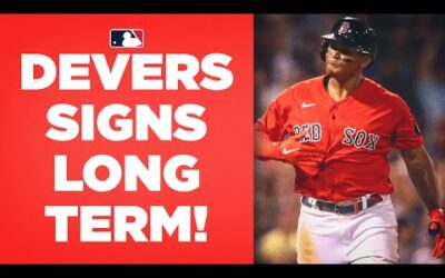 Scoops for all! Rafael Devers signs 11-year extension with the Boston Red Sox!! (Career highlights)