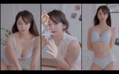 (4K 초근접/세로룩북) 남심저격 코피팡❤ 고화질 원피스 란제리 룩북 언더웨어 직캠 Underwear LOOKBOOK 꽃송 룩북