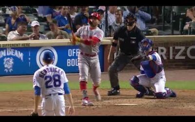 A man of the people! Joey Votto fist bumps a young Cubs fan and then homers!