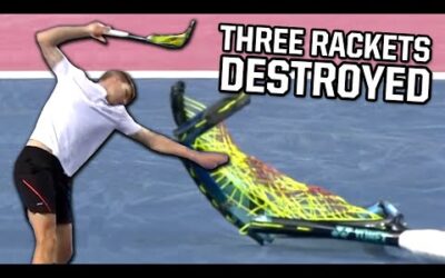 Bublik smashes three rackets in the middle of the match, a breakdown