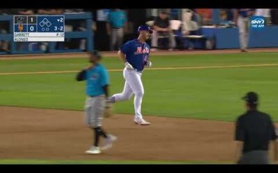 Pete Alonso homers in his first at-bat of Spring Training!