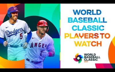 So many big names are playing in the World Baseball Classic!