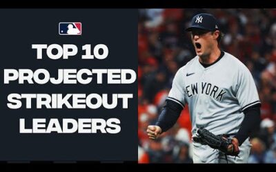 Top 10 projected strikeout leaders for 2023! (Feat. Gerrit Cole, Jacob deGrom and MORE!)