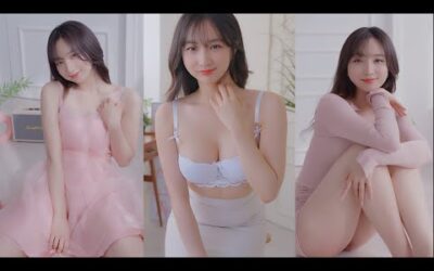 (4K 세로룩북) 남심저격 코피팡💛 핑크 여친룩 하이라이트 봄데이트룩 언더웨어 룩북 직캠 Underwear LOOKBOOK 꽃송 룩북