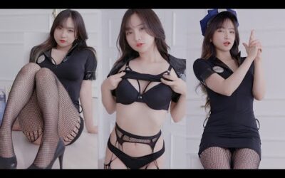 (4K 세로룩북) 초근접 코스튬 스타킹 룩북 stockings onepiece 언더웨어 룩북 직캠 란제리 bikini Underwear LOOKBOOK 꽃송 룩북