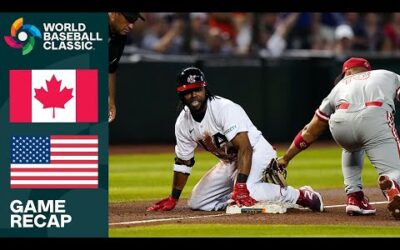 Canada vs. United States Game Highlights | 2023 World Baseball Classic