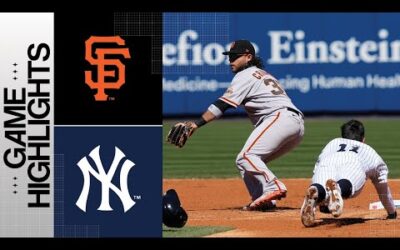 Giants vs. Yankees Game Highlights (3/30/23) | MLB Highlights