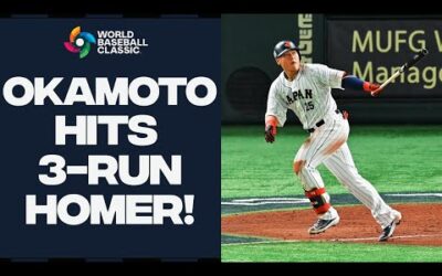 Kazuma Okamoto DEMOLISHES 3-run home run that sends Tokyo Dome into a FRENZY!