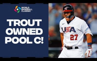 Mike Trout has been CLUTCH for Team USA during Pool Play! (Hit .417 with 1 HR and 6 RBI)