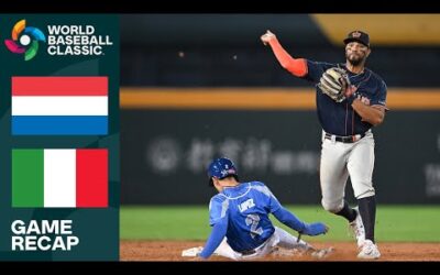 Netherlands vs. Italy Game Highlights | 2023 World Baseball Classic