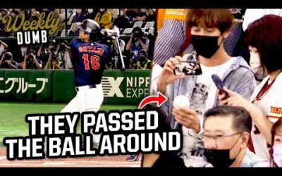 Ohtani’s homer got passed through the crowd at the World Baseball Classic | Weekly Dumb