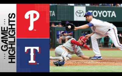 Phillies vs. Rangers Game Highlights (3/30/23)