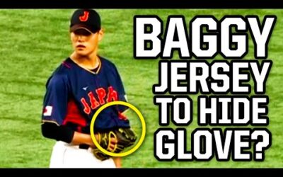 Pitcher hides his glove with his jersey, breakdown