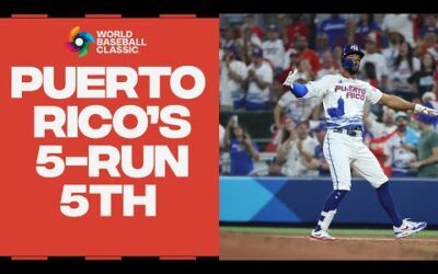 Puerto Rico’s INCREDIBLE 5-RUN 5th inning!