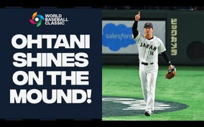 Shohei Ohtani DAZZLES yet again on the mound! Strikes out 5 as Japan moves to Semifinals!