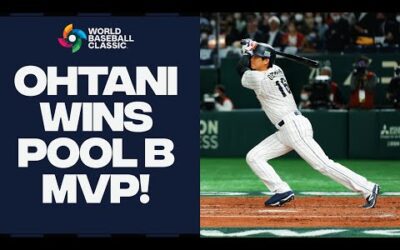 Shohei Ohtani is your Pool B MVP! He dominated on the mound and at the plate!