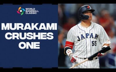 Team Japan strikes back! Munetaka Murakami homers to tie the #WorldBaseballClassic final!