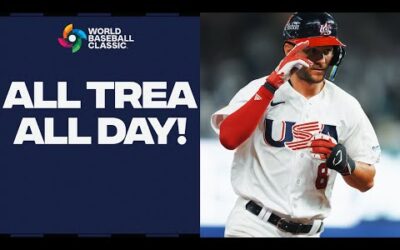 Treajà vu! Trea Turner LAUNCHES his second homer in two days for Team USA!