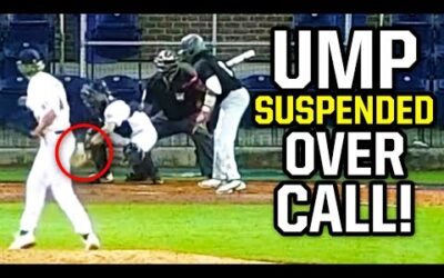 Umpire gets suspended for this call, a breakdown