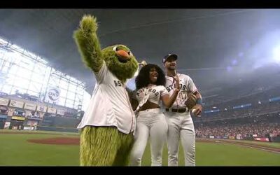 A Savage First Pitch at Astros Opening Day from Megan Thee Stallion!