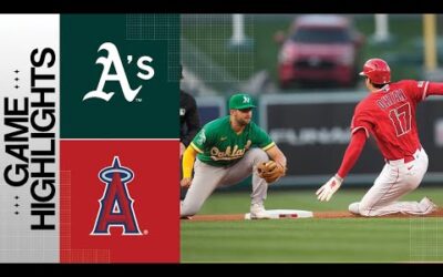 A’s vs. Angels Game Highlights (4/24/23) | MLB Highlights