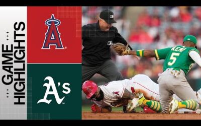 A’s vs. Angels Game Highlights (4/25/23) | MLB Highlights