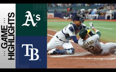 A’s vs. Rays Game Highlights (4/7/23) | MLB Highlights