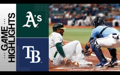 A’s vs. Rays Game Highlights (4/8/23) | MLB Highlights