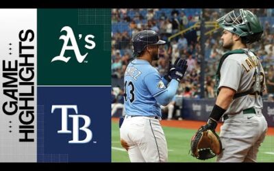 A’s vs. Rays Game Highlights (4/9/23) | MLB Highlights