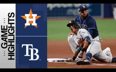 Astros vs. Rays Game Highlights (4/24/23) | MLB Highlights