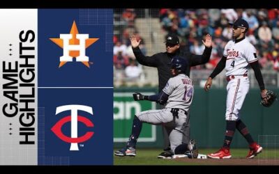 Astros vs. Twins Game Highlights (4/7/23) | MLB Highlights