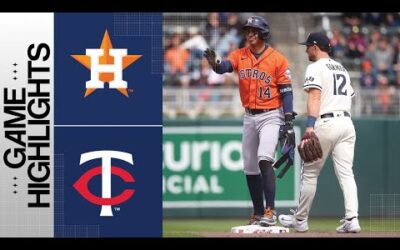 Astros vs. Twins Game Highlights (4/9/23) | MLB Highlights