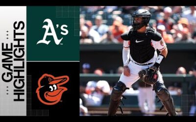 Athletics vs. Orioles Game Highlights (4/13/23) | MLB Highlights